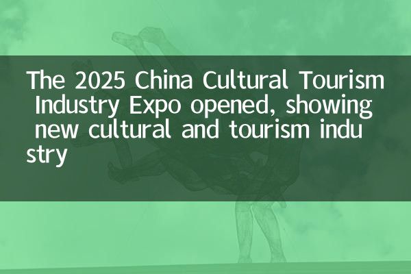 Se abrió la Expo de la Industria del Turismo Cultural de 2025, que muestra una nueva industria cultural y turística