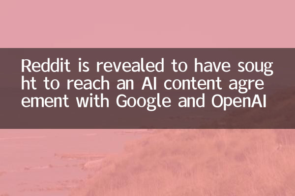 Se revela que Reddit ha tratado de llegar a un acuerdo de contenido de IA con Google y OpenAI