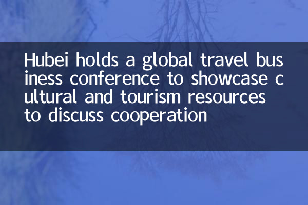 Hubei celebra una conferencia global de negocios de viajes para mostrar recursos culturales y turísticos para discutir la cooperación