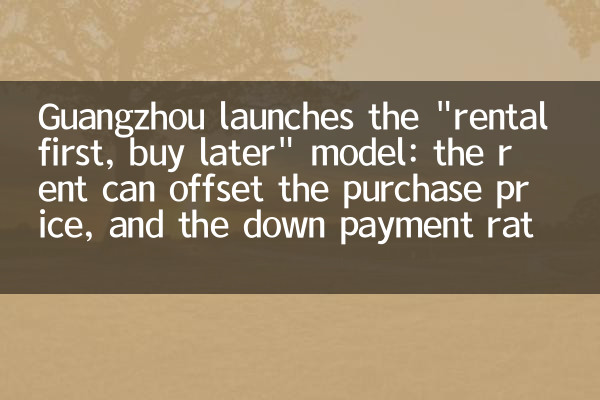 Guangzhou lanza el modelo 