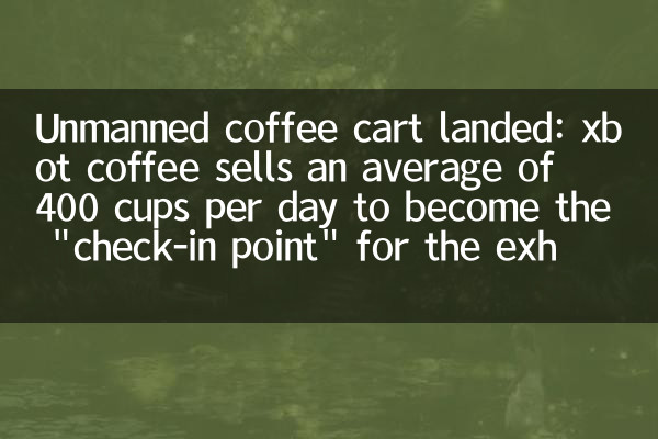 Carry de café no tripulado aterrizando: Xbot Coffee vende un promedio de 400 tazas por día para convertirse en el 