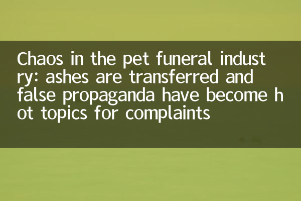 Caos en la industria del funeral de mascotas: las cenizas se transfieren y la propaganda falsa se ha convertido en temas candentes para las quejas